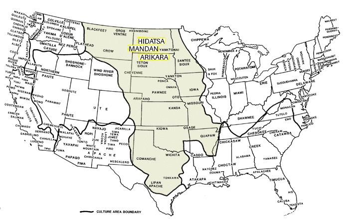 Plains Indians map