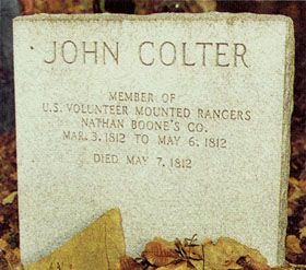 John Colter grave