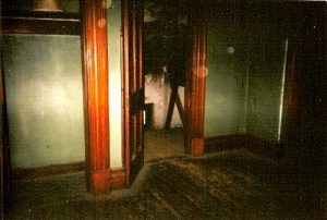 This photo shows the orbs in the attic that Robin is talking about.