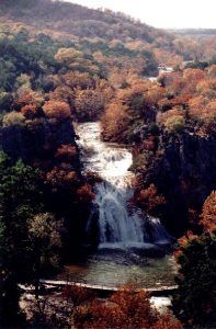 Turner Falls in the Arbuckle Mountains of Oklahoma