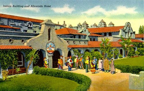 The original Alvarado Hotel was torn down in 1970.