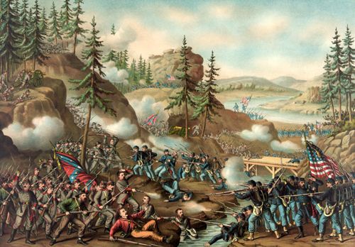 Battle of Orchard Knob, Nov. 24, 1863, Kurz and Allison, 1888