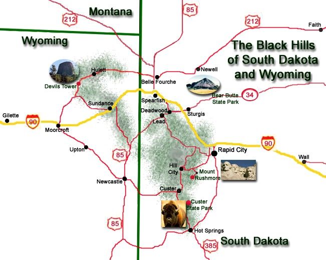 Black Hills Map