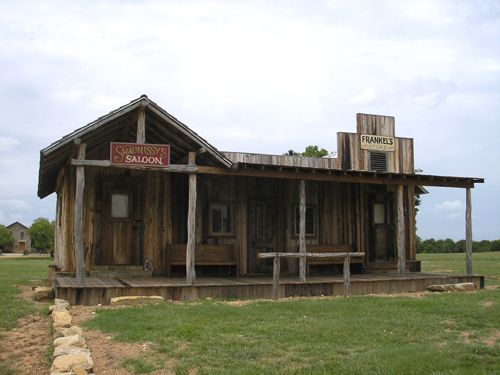 Shaunissy's Saloon at Fort Griffin, Texas