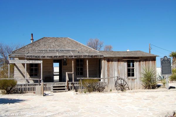 Judge Roy Bean's Jersey Lilly Saloon, in Langtry, Texas by Kathy Weiser-Alexander.