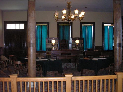 Judge Parker's court room