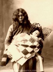 Wichita woman and child, 1899, Frank A. Rinehart