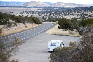 Route 66 east of Peach Springs, Arizona