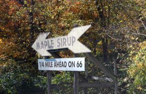 Funks Maple Sirup Sign by Kathy Alexander.