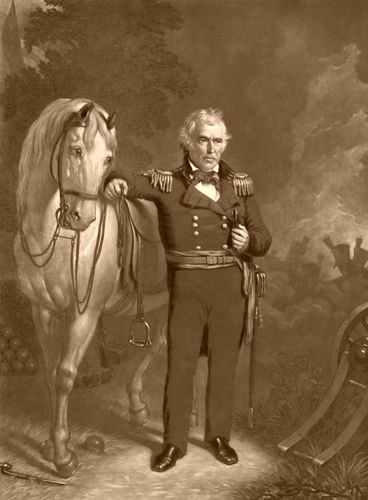 General Zachary Taylor, by John Sartain, 1848. 