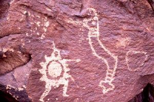 Petroglyphs near Los Lunas, New Mexico