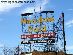Meadow gold Sign
