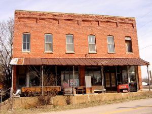 Two Story General Store in Phillipsburg, Missouri