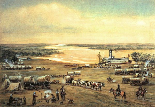 Westport Landing, Missouri by William Henry Jackson