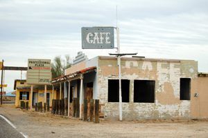 Abandoned Cafe in Yucca, Arizona