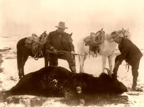 Buffalo Hunters in Pierre, SD, 1903, P.H. Kellogg