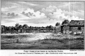 The first homestead sketch
