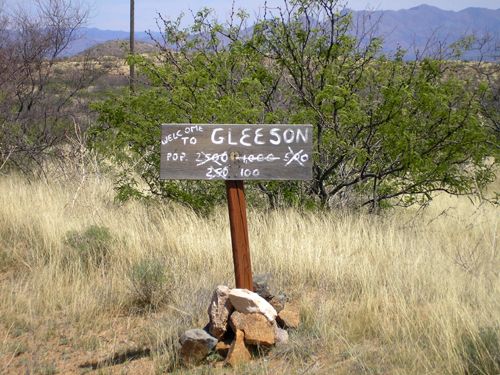 Gleeson, AZ Sign