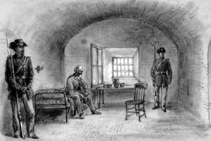 Jefferson Davis in prison