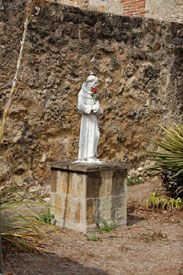 Statue at Mission San Jose, Dave Alexander, February, 2011.