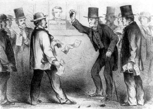Voting, Joseph S. Harley, 1864