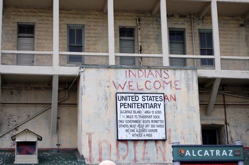 Alcatraz Indians Welcome