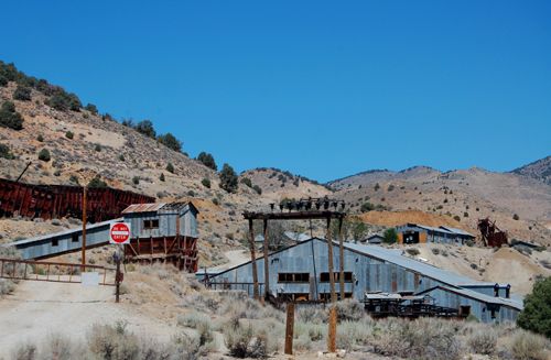 Silver City, Nevada Mining Remnants