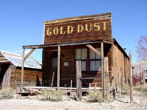 Gold Dust in Gold Point, Nevada