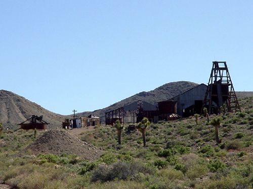 Abandoned Mine, Gold Point, Nevada, by Kathy Alexander.