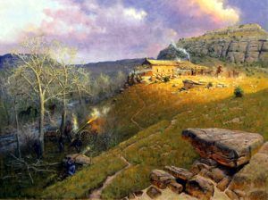 Robber's Roost, painting by Wayne Cooper