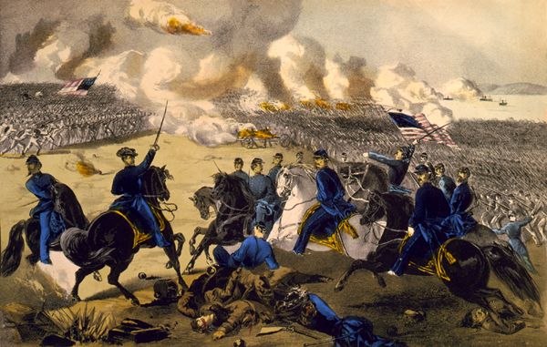 Battle at Pittsburg Landing, Shiloh Battle, Tennessee
