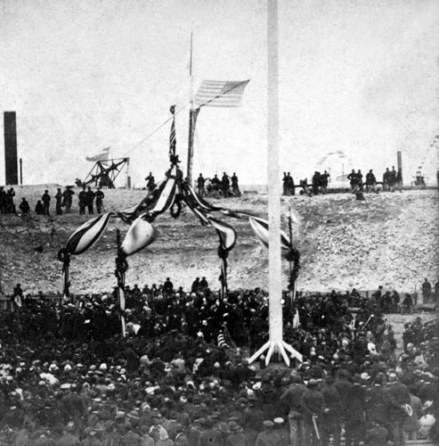 Victory Celebration at Fort Sumter, 1865