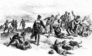Spanish massacre the French