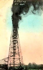 Tulsa Oil Well Postcard-1910