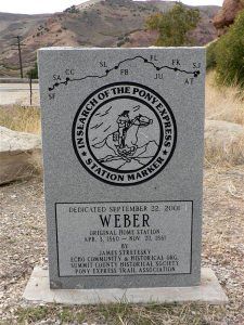 Weber Station Marker, Utah