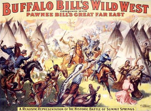 Buffalo Bill Cody recreates the Summit Springs Battle