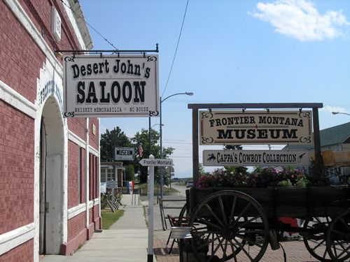 Desert John's Saloon in Deerlodge, Montana