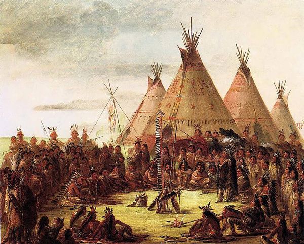 Plains Tribes by George Catlin