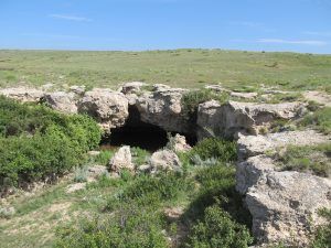 Squaw's Den Cave in Scott County, Kansas