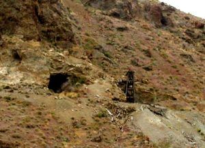 Mining Shaft in Eldorado Canyon, Nevada by Dave Alexander.