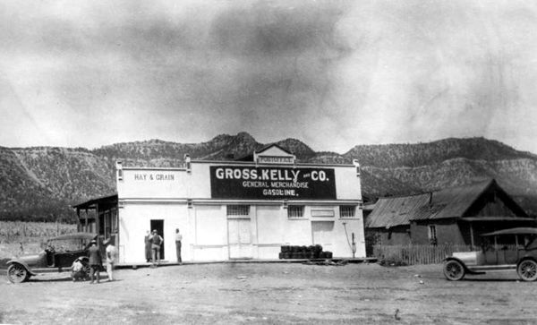 The Gross, Kelly & Company store operated in Rowe between 1910 and 1947.