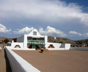 Kewa Pueblo Mission Church, courtesy Wikipedia