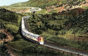 Railroad through Raton Pass