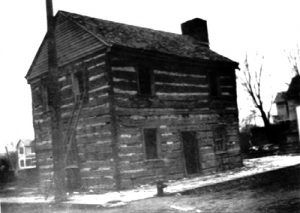 The first courthouse in Union, Missouri.
