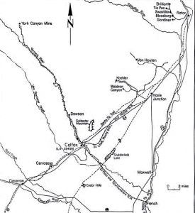 Raton, New Mexico Area Mining Map