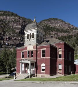 The 1888 Ouray County Courthouse by Carol Highsmith.