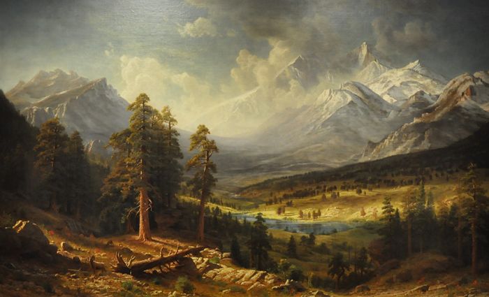 Estes Park, Colorado by Albert Bierstadt