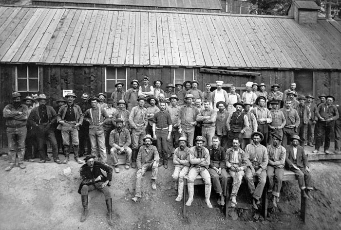 Golden Fleece Miners in the 1880s.