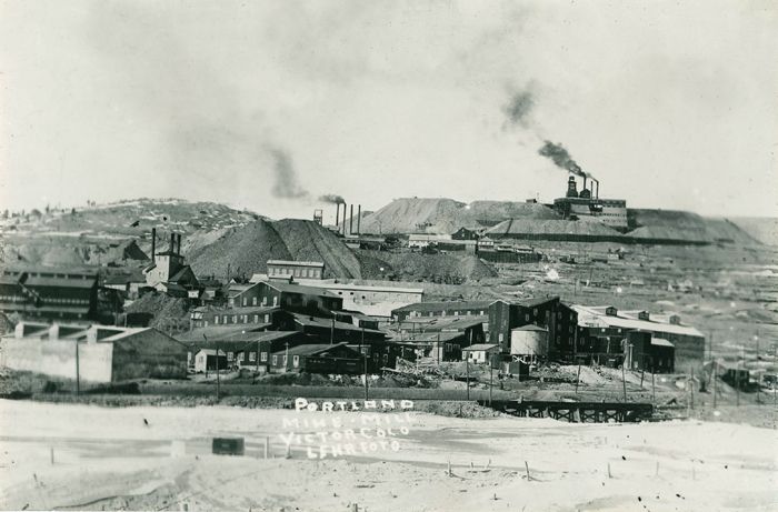 Portland Mine & Mill on Battle Mountain, Victor, Colorado