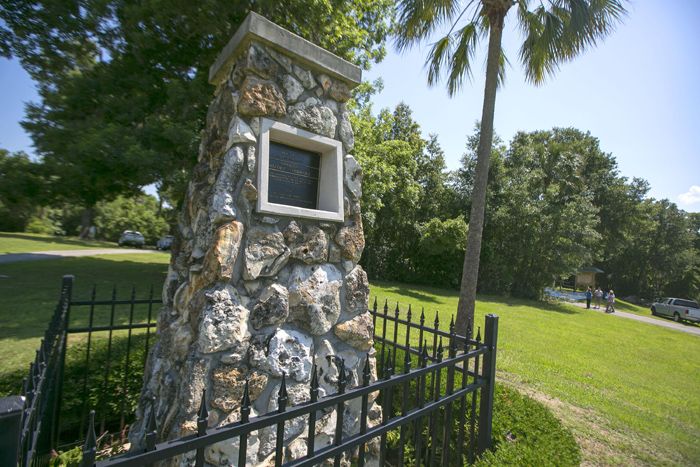 Fort King, Florida Monument by the Ocala Star Banner